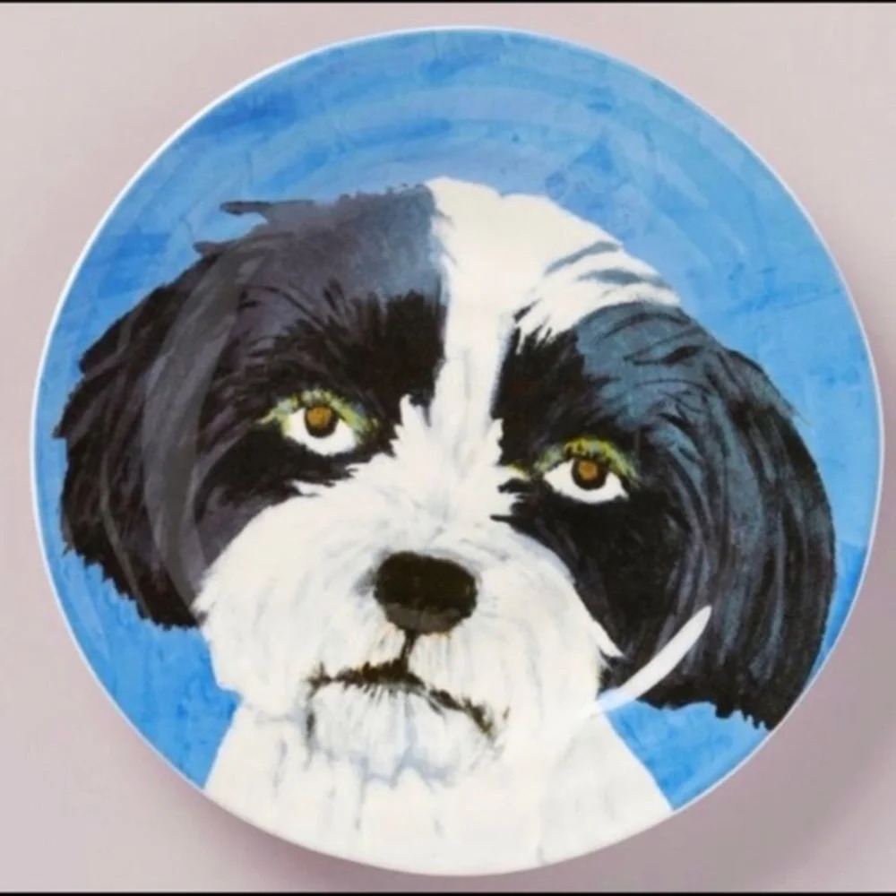 ANTHROPOLOGIE Carole Akins Sadie Dessert Plate